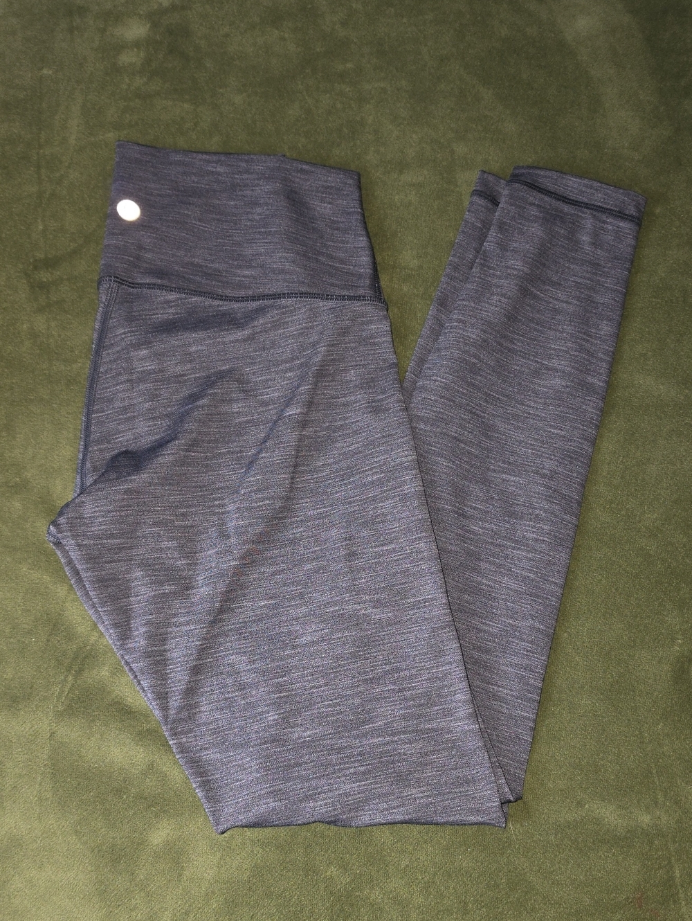 lululemon athletica Heathered Slate Blue High-Rise Leggings